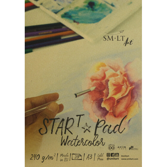 Aquarellblock START A5 - 20 Blatt, 240 g/qm