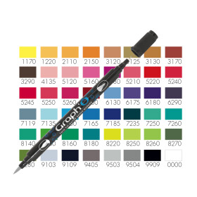 GRAPHO Twin Tip Water Base Marker - alle Farben