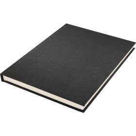 Skizzenbuch Leineneinband A5 - 160 Seiten, 140 g/qm - schwarz