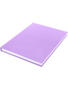 Skizzenbuch A4 - 80 Blatt, Hardcover 100g/qm violet  pastel