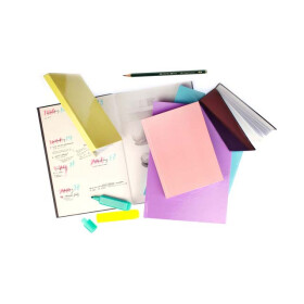 Notizbuch Hardcover A5 - 160 Seiten, 100 g/qm - pastell-violett