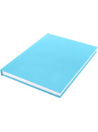 Skizzenbuch A4 - 80 Blatt, Hardcover 100g/qm pastell-blau