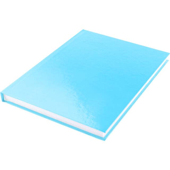 Skizzenbuch A5 - 80 Blatt, Hardcover 100g/qm pastell-blau