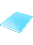 Skizzenbuch A5 - 80 Blatt, Hardcover 100g/qm pastell-blau