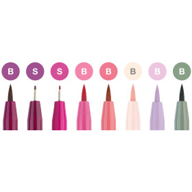 Tuschestift PITT ARTIST PEN Lettering Rosatöne - 8er...