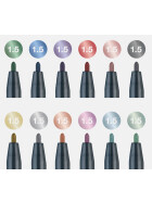 Marker Metallics 1,5 mm Spitze - 12er Blisterkarte