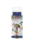 Marker Metallics 1,5mm Spitze - 12er Blisterkarte