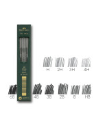 Fallminenstift TK 9400 Ersatz-Fallmine 10 Minen / Etui - 12 Härtegrade