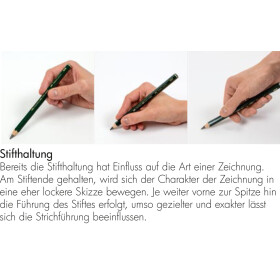 Bleistift Castell 9000 - 16 Härtegrade