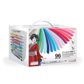 GRAPHIT Marker Brush & Extra Fine 96er Aufsteller