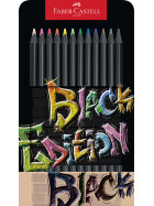 Buntstift Black Edition Super Soft Mine- 12er Metalletui