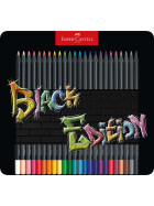 Buntstift Black Edition Super Soft Mine - 24er Metalletui