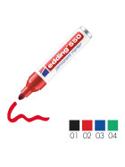 Permanentmarker 550 Rundspitze 3-4 mm - 4 Farben