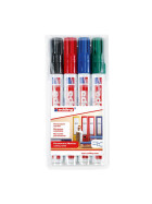Permanentmarker 3000/4 S Rundspitze 1,5-3 mm - 4er Set Grundfarben