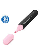 Textmarker Job Pastell rose, Keilspitze 1+5mm