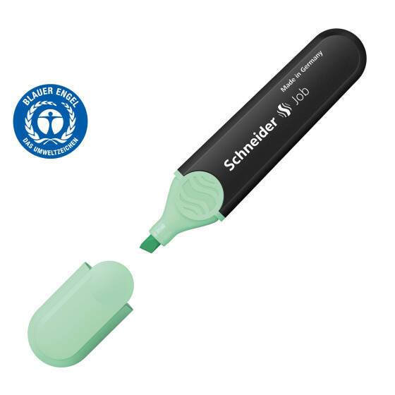 Textmarker Job Pastell mint, Keilspitze 1+5mm