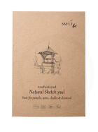 Skizzenblock Authentic A4 - 100 Blatt, leicht graues RC-Papier, 100 g/qm