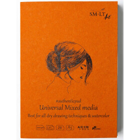 Skizzenblock Mixed Media Authentic A5 - 40 Blatt, 200 g/qm