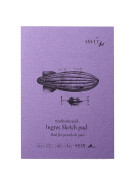 Skizzenblock Authentic A4 - Ingres Papier, 30 Blatt, 130 g/qm