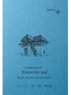 Skizzenblock Authentic DIN A4 - weißes Aquarell Papier, 35 Blatt, 280 g/qm