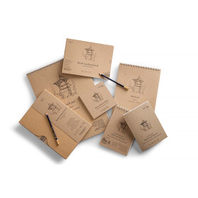 Authentic RCP Papier 100g/qm, leicht grau - 6 Formate