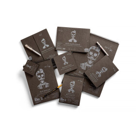 Authentic schwarzes Papier 165 g/qm - 7 Formate