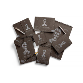 Authentic schwarzes Papier 165g/qm - 7 Formate