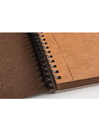 Authentic braunes Aquarellpapier 280g/qm - 3 Formate