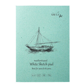 Skizzenblock Authentic DIN A4 - hochweißes Papier,...