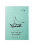 Skizzenblock Authentic DIN A4 - hochweißes Papier, matt, 120 Blatt 90 g/qm