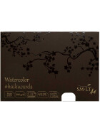 Aquarellkarten A5, 300 g/qm, 100% Baumwolle, matt - 12er Kartonschachtel