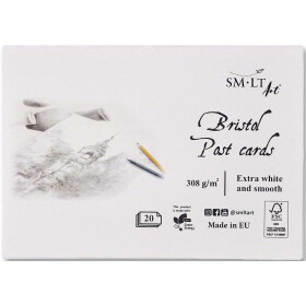 Postkarte Bristollkarton 308 g/qm, 10,5x15 cm - 20 Blatt