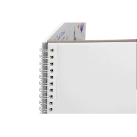 Aquarell Reisetagebuch spiraliert, -260g/qm, 15x28 cm - 25 Blatt