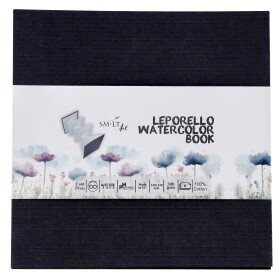 Aquarellblock Leporello 14 x 14 cm - 6 gefaltete Seiten,...