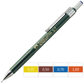Druckbleistift Minen TK FINE grün - 4 Linienbreiten