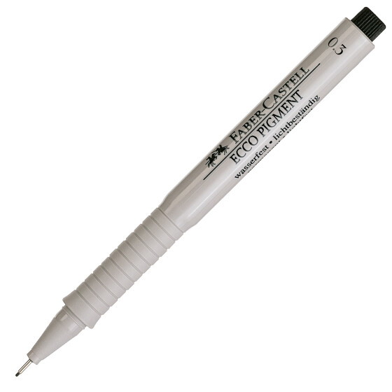 Tintenfeinliner Ecco Pigment 0,30 mm - schwarz