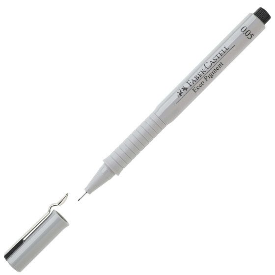 Tintenfeinliner Ecco Pigment 0,05 mm - schwarz