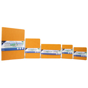Skizzenbuch Hardcover A5 - 160 Seiten, 140 g/qm - safran