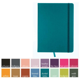 Skizzenbuch Hardcover A6 - 160 Seiten, 140 g/qm - 16 Farben