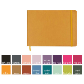 Skizzenbuch Hardcover A5 quer - 160 Seiten, 140 g/qm - 16...