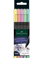 Fineliner FINEPEN Grip pastell Black Edition 0,4 mm - 5er Kartonetui