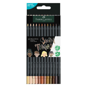 Buntstift Black Edition Super Soft Mine - 12er Kartonetui...