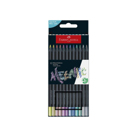 Buntstift Black Edition Super Soft Mine - 12er Kartonetui
