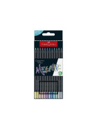 Buntstift Black Edition Super Soft Mine - 12er Kartonetui