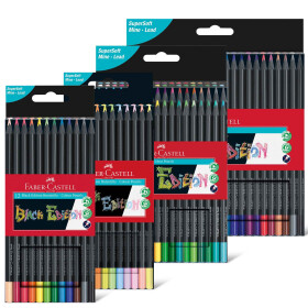 Buntstift Black Edition Super Soft Mine:- alle Kartonetuis