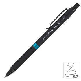 Druckbleistift Protti PRD 107 - 0.7 mm schwarz/blau