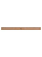 Holzlineal 50 cm Buche Metalleinlage