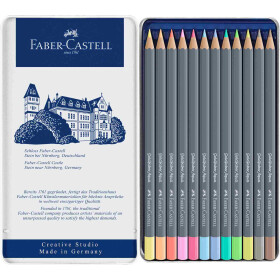 Aquarellstift Goldfaber Aqua Pastell - 12er Metalletui