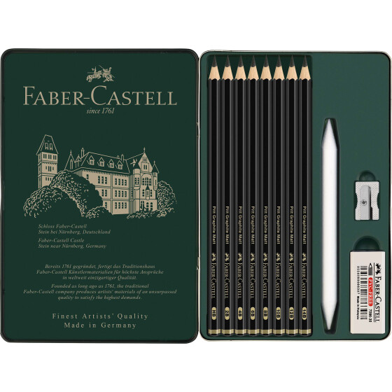 Bleistift Pitt Graphite Matt - 11er Metalletui
