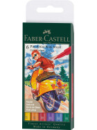 Tuschestift Pitt Artist Pen Colour wheel - 6er Etui